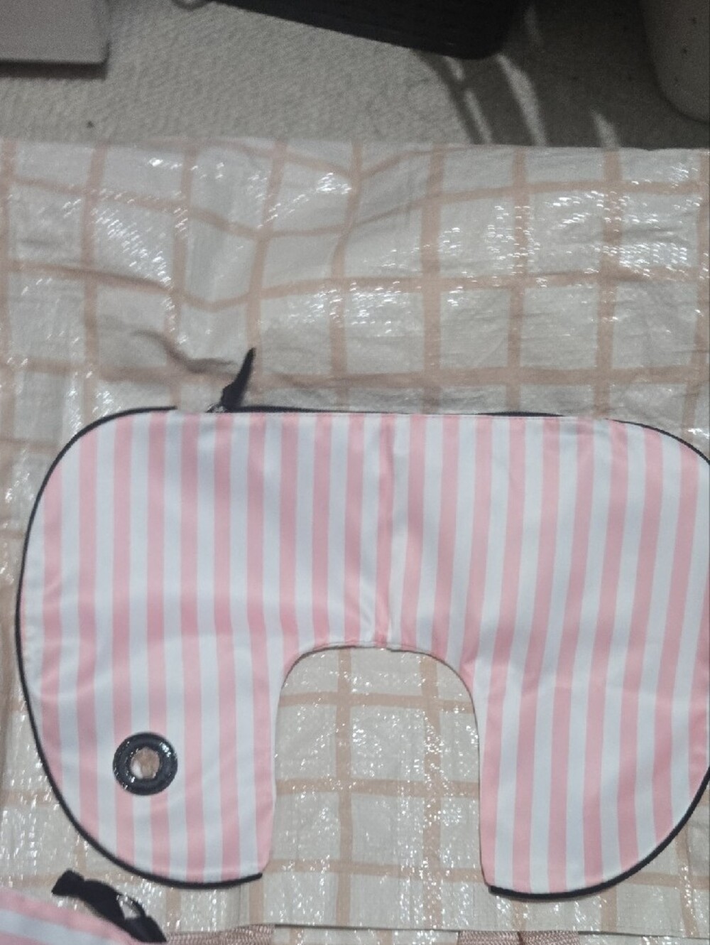 Victoria's Secret Pink & White Striped Travel Accessory Set - Picture 7 of 16